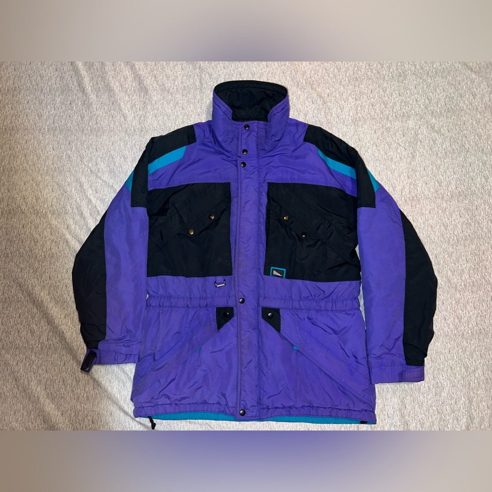 INSIDE EDGE Vintage Winter Ski Jacket Parka Full-Zip Purple Size L Men's Coat